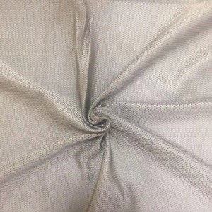 Посребрена мрежеста тъкан сребърна влакнеста мрежеста кърпа сребърна проводяща кърпа антирадиационна кърпа